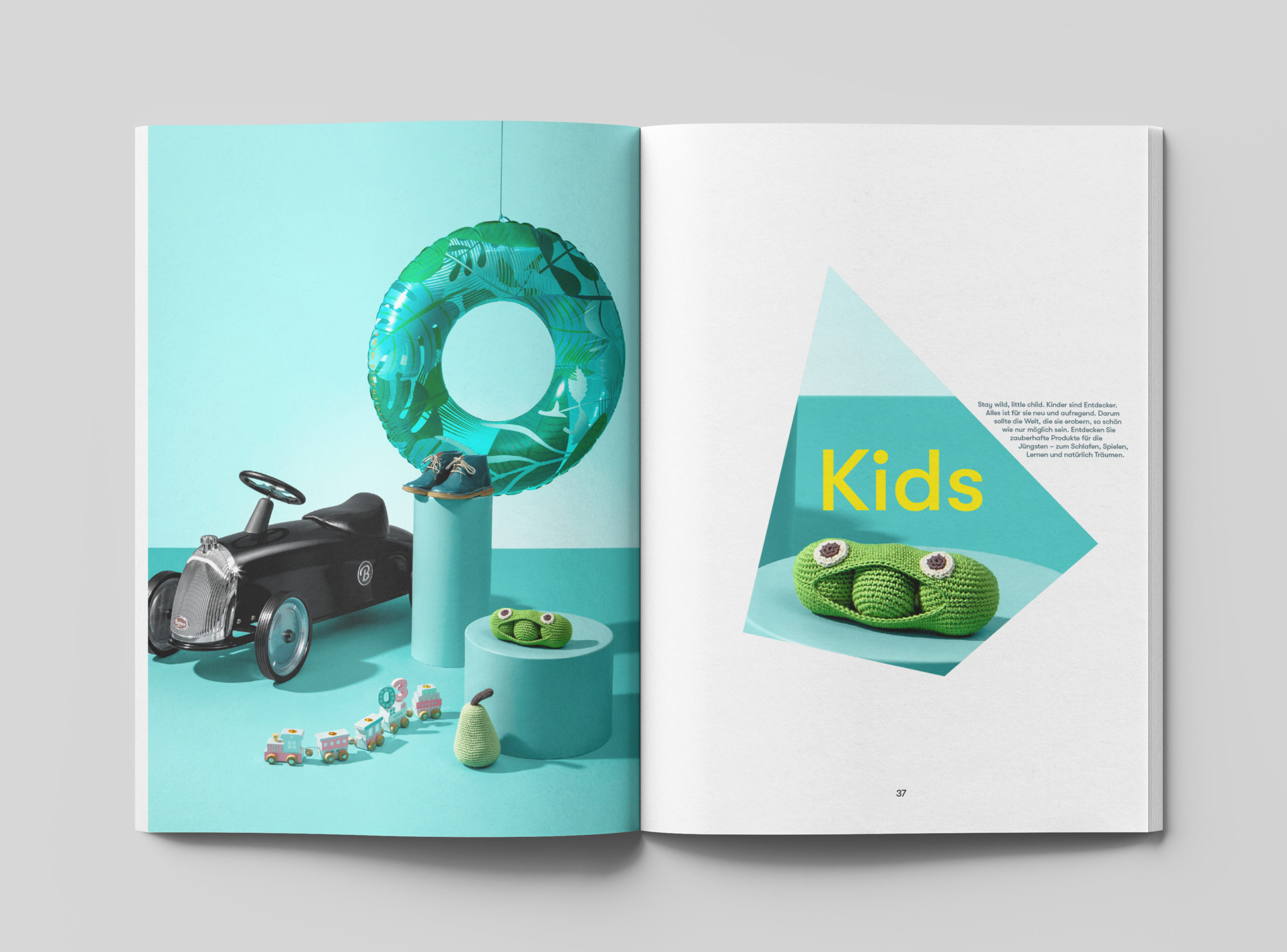 Open Magazine Mockup by Anthony Boyd Graphics